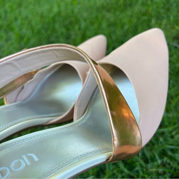 tildon Peach & Rose Gold 4” Stiletto Heels Size 9.5 - Picture 12 of 15